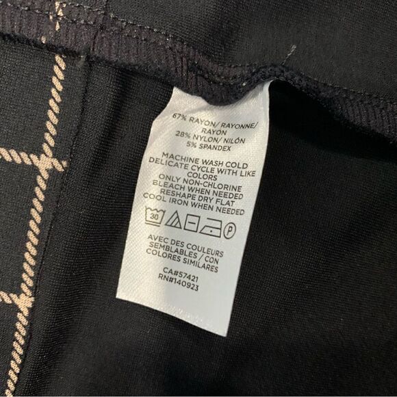 NWT Loft Sculpt Bike shorts and Plaid print size XL - Picture 14 of 15